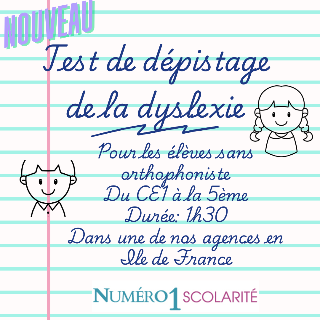 test de despistage d ela dyslexie nouveau