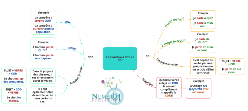 5eme Grammaire La Fonction Cod Coi Cos Lecon Et Exercices